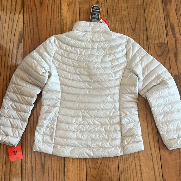 32 Degrees Women's Light Gray Mid Light Puffer Jacket Size M New With Tag - Picture 10 of 10